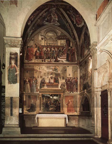 Domenicho Ghirlandaio Cappella Sassetti china oil painting image